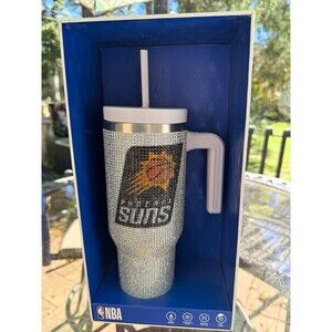 Hydrapeak Phoenix Suns NBA 40 oz Silver Stainless Steel Insulated Tumbler